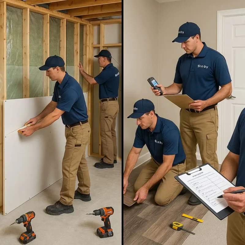 Repairs and Reconstruction process in Wayne County, UT